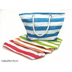 Borsa Mare Rigata Con Cerniera 4 Ass. en oferta