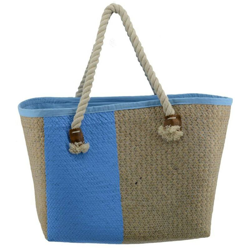 Borsa paglia africa azzurro características