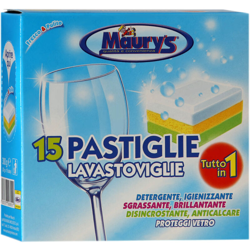 PASTIGLIE LAVASTOVIGLIE TUTTO IN 1 15 TABS - Maury's características