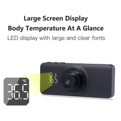 Happyshopping - Il termometro a infrarossi senza contatto automatico intelligente puo essere fissato alla parete, la colonna puo essere commutata