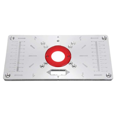 DANIU 235x120x8mm Tagliatrice Flip Panel Board Router Inserto da tavolo Piastra per fai da te Home Falegnameria Bianco Nero