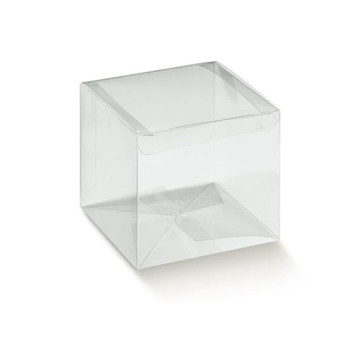 Confezione 10 Pezzi Scatola Trasparente 10x10x12cm - Scotton