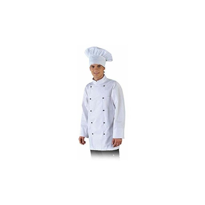 LH-Chefer_Wm - Camicetta protettiva da cuoco, taglia M, colore: Bianco - Leber&hollman