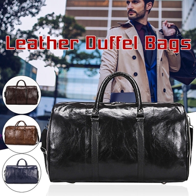 Borse da viaggio in pelle da uomo e da donna Borse da viaggio Borse tote Bagaglio grande Borsa da viaggio Borsa da palestra impermeabile all'aperto