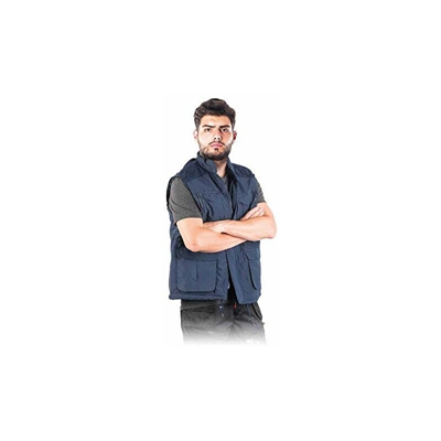 Delfingl - Gilet protettivo, taglia L, colore: Blu navy - Reis