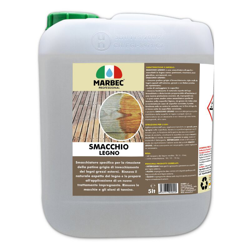 Marbec - SMACCHIO LEGNO 5LT | Smacchiatore per legno invecchiato e macchiato di tannino características