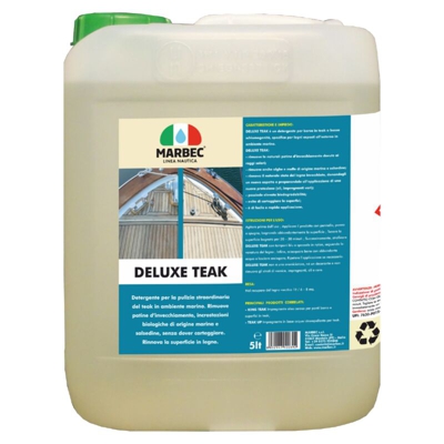 DELUXE TEAK 5LT | Smacchiatore specifico per ponti barca e superfici in teak