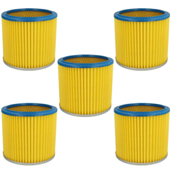 vhbw 5x filtro rotondo / filtro lamellare per aspirapolvere multiuso Aqua Vac Ineal 3100, 4100 características