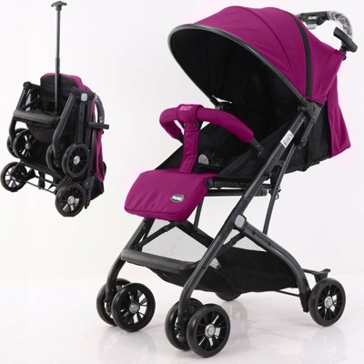 Nunu Passeggino Bugsy Richiudibile Pieghevole a Trolley per Bambini 6+mesi Viola