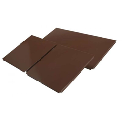 Coppia Di Pannelli Laterali E Schienale Finitura Antigraffio Cm 40 Marrone en oferta