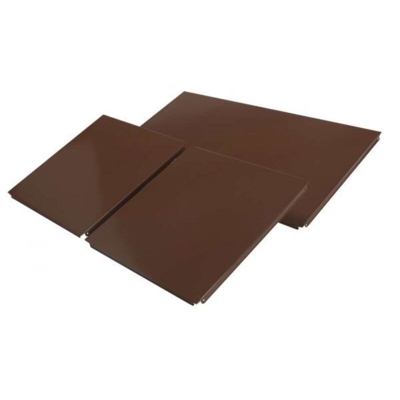 Coppia Di Pannelli Laterali E Schienale Finitura Antigraffio Cm 40 Marrone