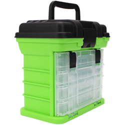 Luya multifunzionale scatola da pesca valigia a 4 strati green-330 scatola da pesca en oferta