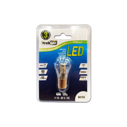 Vechline - LAMPADINA LED BA15S 12V 24V CAMPER CAMION 4500K en oferta