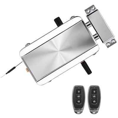 La serratura antifurto invisibile Bluetooth Smart viene fornita con batteria abbinata Versione Bluetooth argento,con 2 telecomandi - con 2 telecomandi