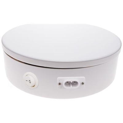 Base girevole elettrica 50 cm bianco