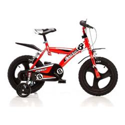 143 Gln Bicicletta 14' Serie 23 Con Rotelle E Doppio Freno Per Bambini Dai 4 Ai 7 Anni en oferta