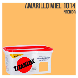 Secchio di vernice a copertura totale da 4 litri | Miele giallo - Miele giallo - Titan características