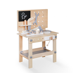 Banco da lavoro giocattolo in legno per bambini con utensili Magic Bench precio