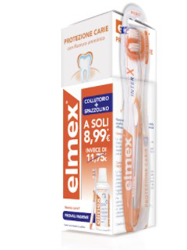 SPECIAL PACK ELMEX PROTEZIONE CARIE COLLUTORIO 400 ML + SPAZZOLINO en oferta