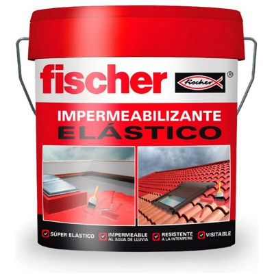 547153 Impermeabilizzante Rosso-(Secchio da 20 kg) - Fischer