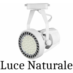 Porta faretto lampada led par30 bianco luce naturale 45w faretto asta binario precio