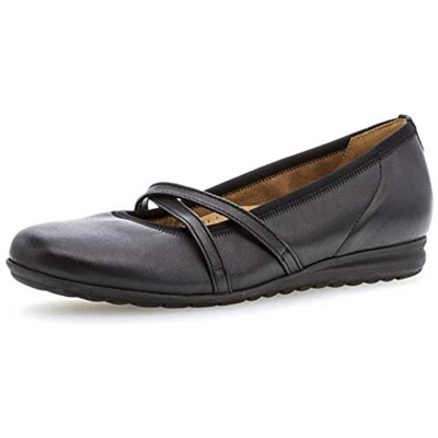 Donna Ballerine, La Signora Ballerine Cinturino, Ballerine Con Cinghietti, Mary-jane, Scarpe Estive, Scarpe Basse, Nero, 41 Eu / 7.5 Uk