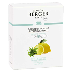 Maison Berger - LAMPE BERGER RICARICA DIFFUSORE PER AUTO 2PZ VERVEINE ACCESSORI PROFUMO AMBIENTI en oferta