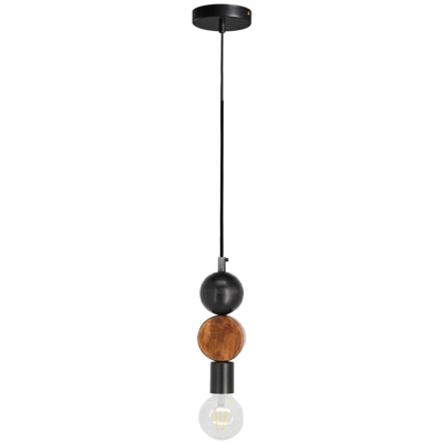 Lampada da soffitto Jellis con cerchio - Black - Kave Home