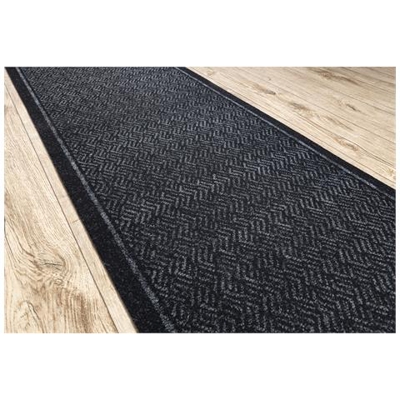 Zerbino Antiscivolo Per Metri Lineari 80 Cm Cordoba 2126 Esterno, Interno, Su Gomma Grigio Toni Grigio E Argento 80x740 Cm