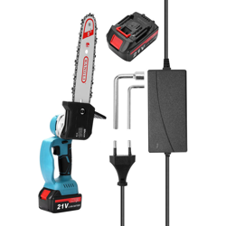 8 pollici 21V motosega elettrica ricaricabile, due elettrico 220V carica precio