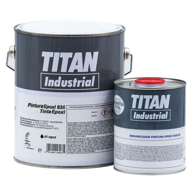 Titan Industrial - Salute Acqua Epoxi 836 Titan | 4 L - 0566 Bianco - 0566 Bianco