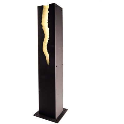 Lampione paletto LED 8W alluminio esterno doppia luce 3000K giardino 50cm IP54