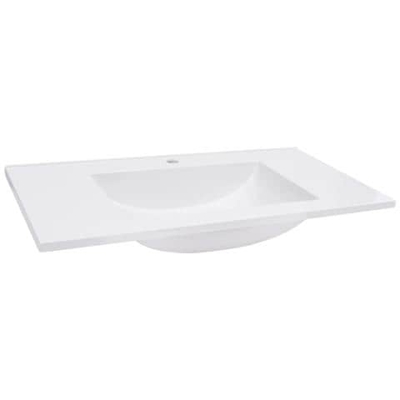 Lavabo Da Incasso 900x460x130 Mm In Smc Bianco