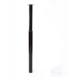 Gamba cilindrica estensibile stile moderno per tavoli e piani di lavoro. Altezza estensibile 710-1100 mm. Realizzata in acciaio con finitura nero. precio
