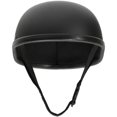 Casco da motociclista tedesco Half Shell Open Face Biker Pilot per Harley Chopper