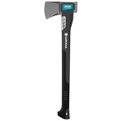 Ascia spaccalegna 2800 S: Ascia Versatile per diversificazione Lavori con il Legno, Rivestimento ANTISCIVOLO, Placca di Protezione in Acciaio Inox, Funzione Martello, 70 cm (8719-48)