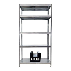Scaffale In Metallo Maciste 120 X 40 X 195 H 5 Piani Kg 260 Senza Bulloni en oferta