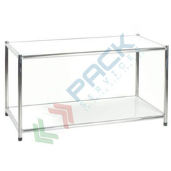 Libreria Cromata Con 2 Ripiani Bianchi Cm 40 X 80 X 40,5 en oferta