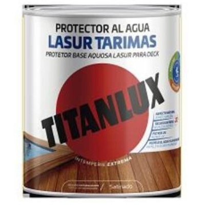 Pavimentazione all'acqua Lasur Titanlux satinata antiscivolo | 750 mL