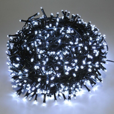 Luci 1000Led Bianco da Esterno/Interno 50 mt