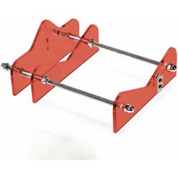 Tagliabottiglie Professionale in Vetro, Vino, Birra, Tagliabottiglie in Vetro per Varie Dimensioni e Forme, Materiale Acrilico e Metallo (Rosso) características