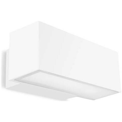 Applique Led Da Esterno Medio Grigio Ip65