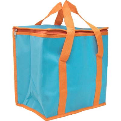 Borsa frigo rettangolare in oxord 600D - capacità 16 L AZZURRO 28x20x28Cm