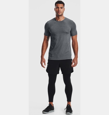 Maglia a manica corta UA RUSH™ Seamless Strength da uomo
