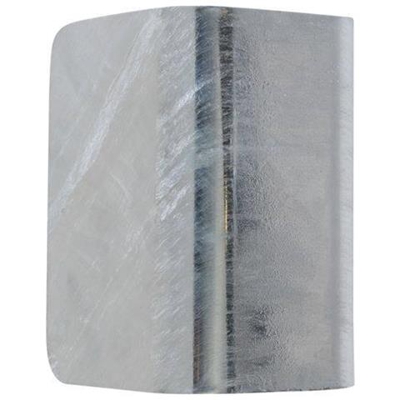 Applique Led Up Down A 2 Luci Da Esterno Zincato Ip54