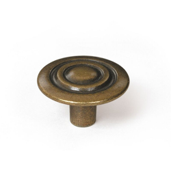 Pomolo, Zama, Bronzo Antico, 28 mm di diametro. Marchio - REI precio