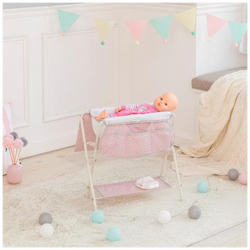 Little World Di Olivia - Polka Dots Principessa Baby Doll Accessori Vasca Da Bagno E Fasciatoio Ol-00008 precio