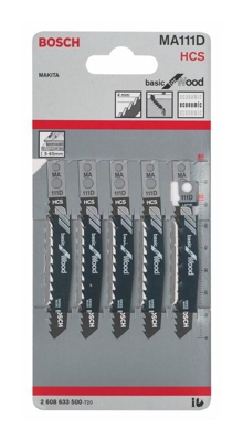 Lama ma111 d hcs passo 4mm lunghezza tot 80mm pz.5