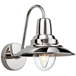 Applique Da Interno A 1 Luce Cromo, Vetro Trasparente, E14 características