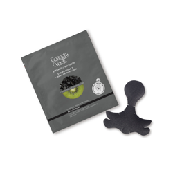 Estratti di bellezza - Tiras zona T, elimina los puntos negros - Carbón vegetal y Kiwi - purifica y minimiza los poros - pieles con impurezas (2 tiras características